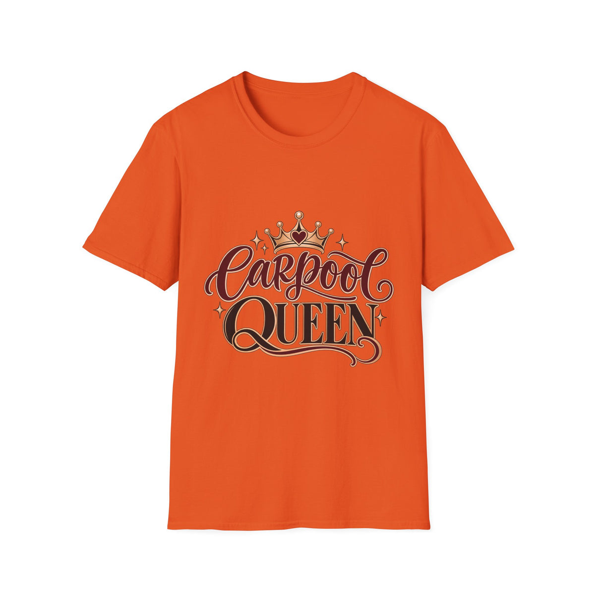 Carpool Queen Mom T-Shirt