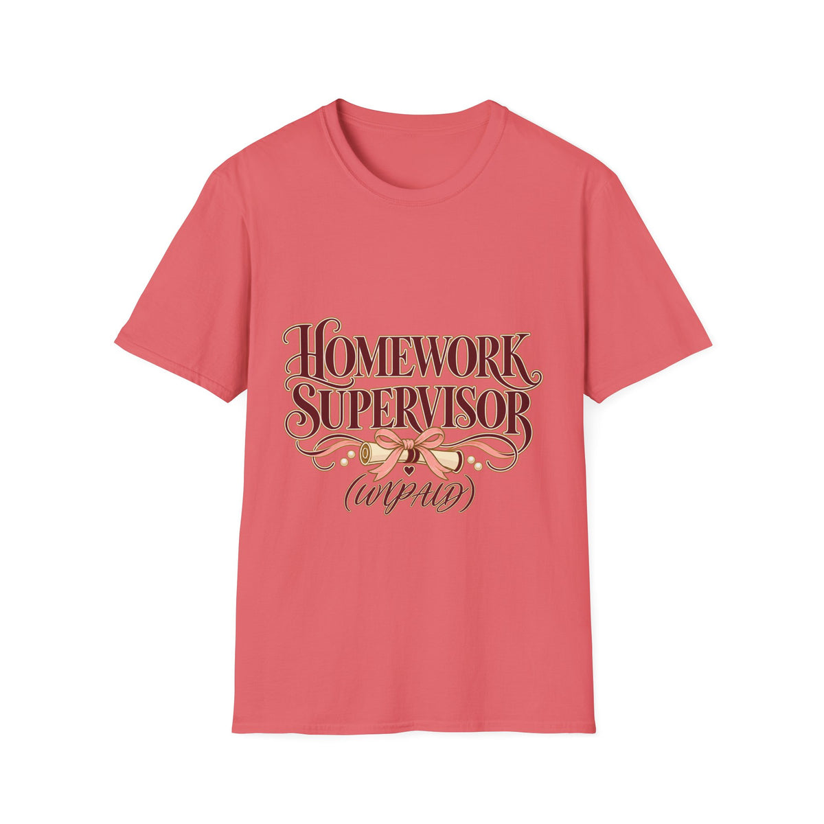 Homework Supervisor Mom T-Shirt