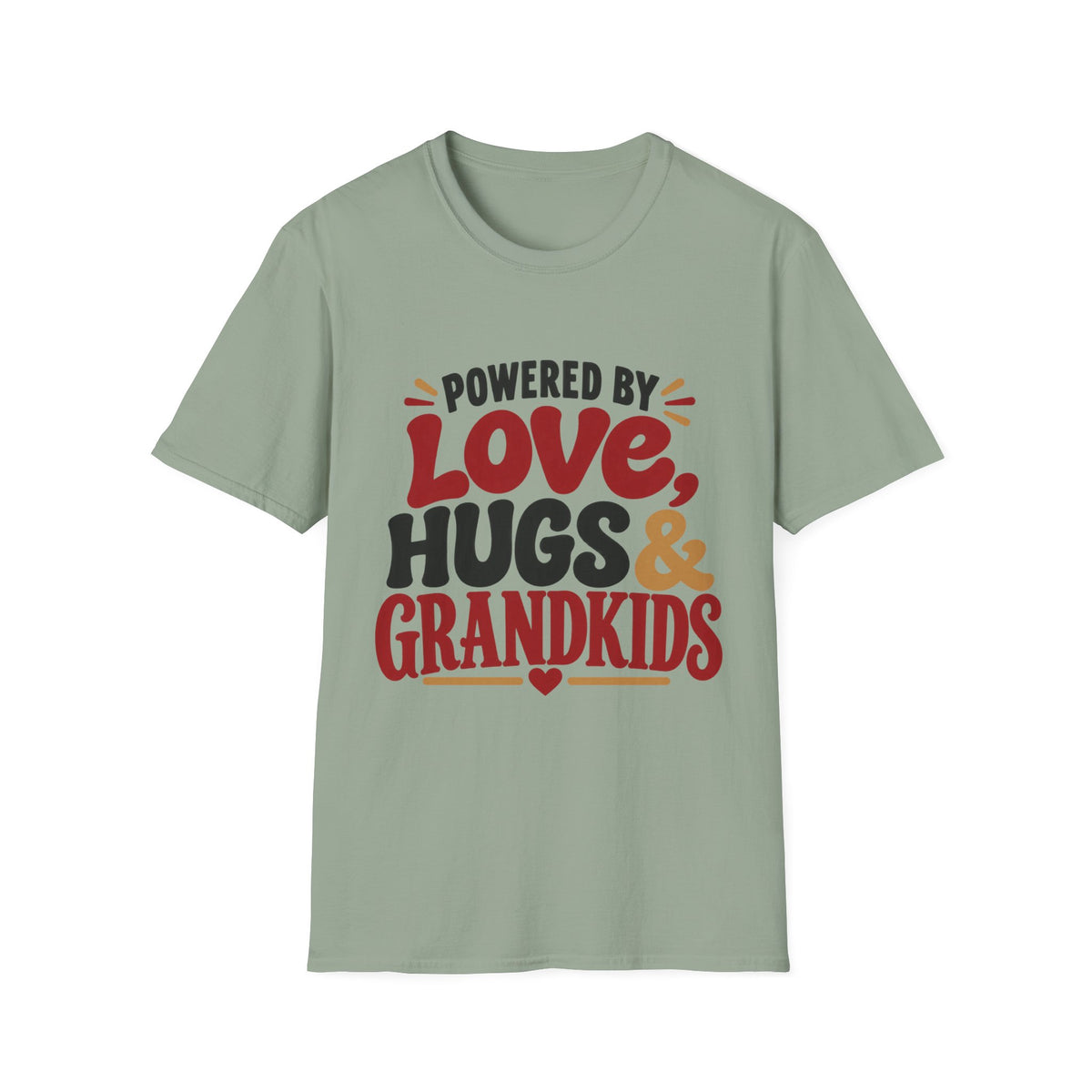 Powered by Love, Hugs and Grandkids T-Shirt