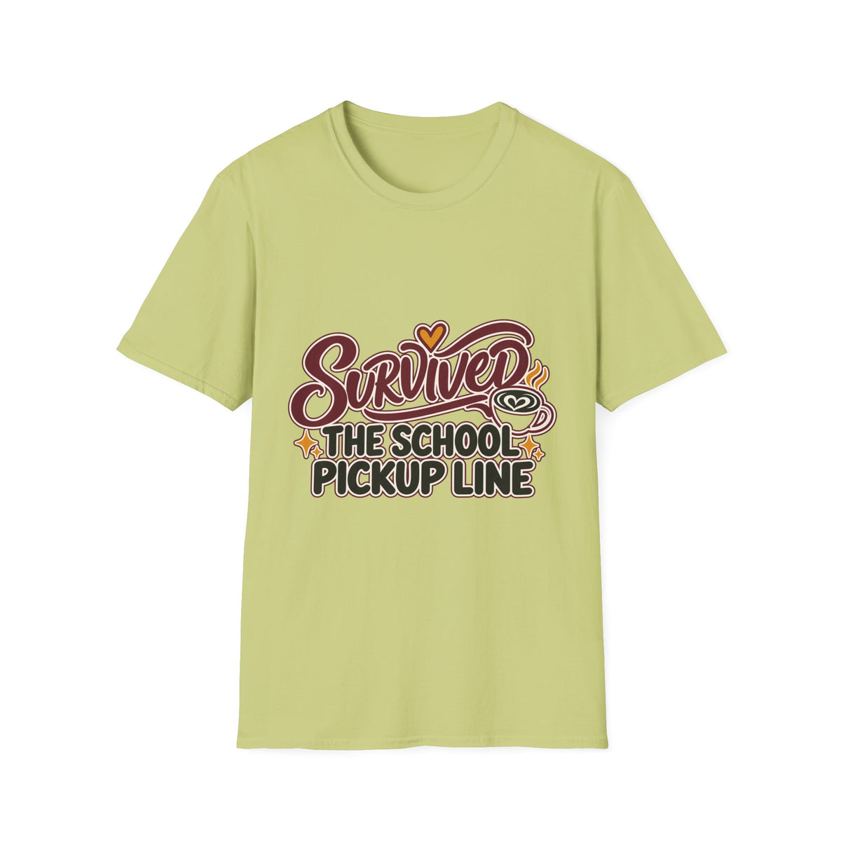 Survived the School Pickup Line Mom T-Shirt
