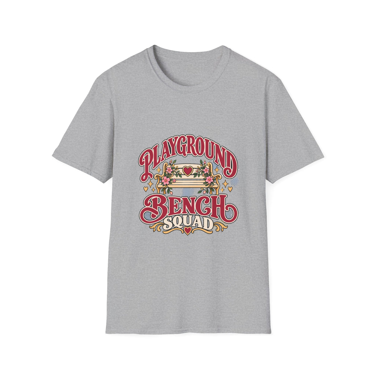 Playground Bench Squad Mom T-Shirt