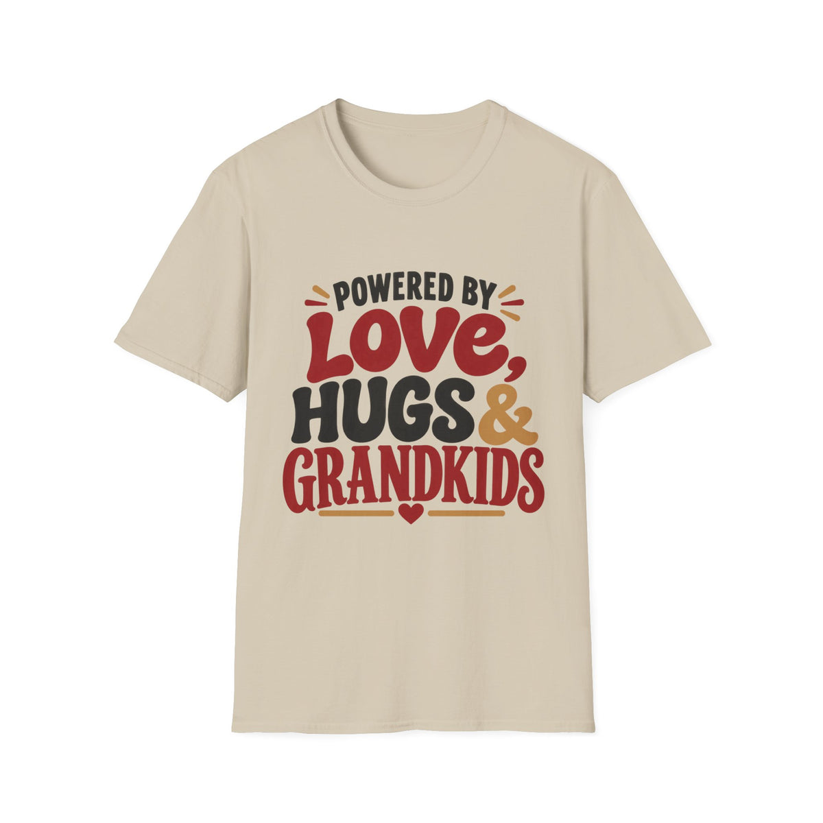 Powered by Love, Hugs and Grandkids T-Shirt