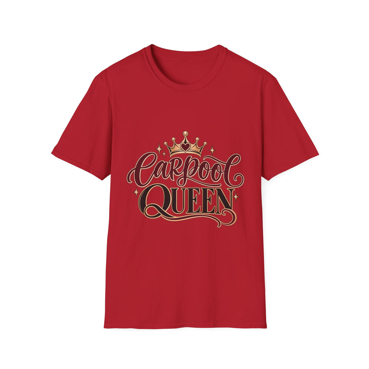 Carpool Queen Mom T-Shirt