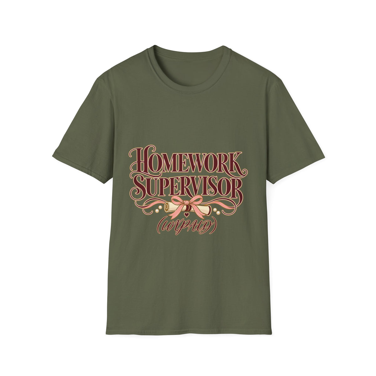 Homework Supervisor Mom T-Shirt