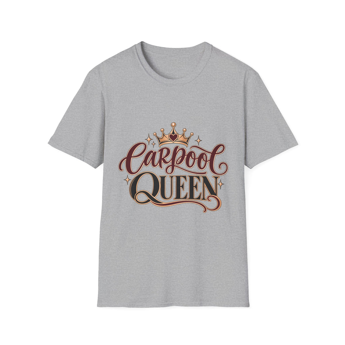 Carpool Queen Mom T-Shirt