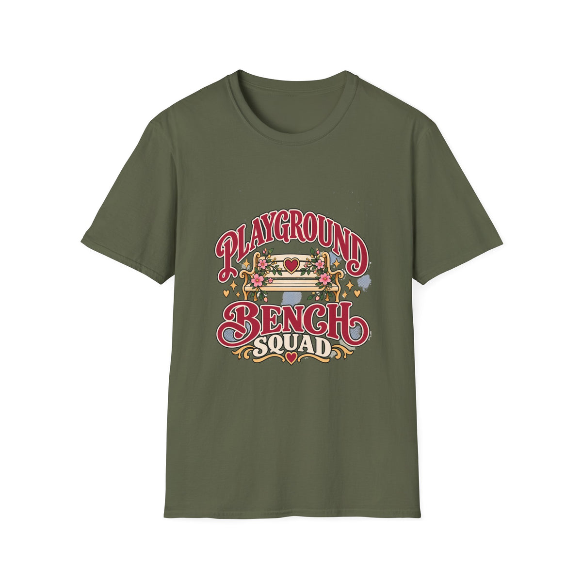 Playground Bench Squad Mom T-Shirt