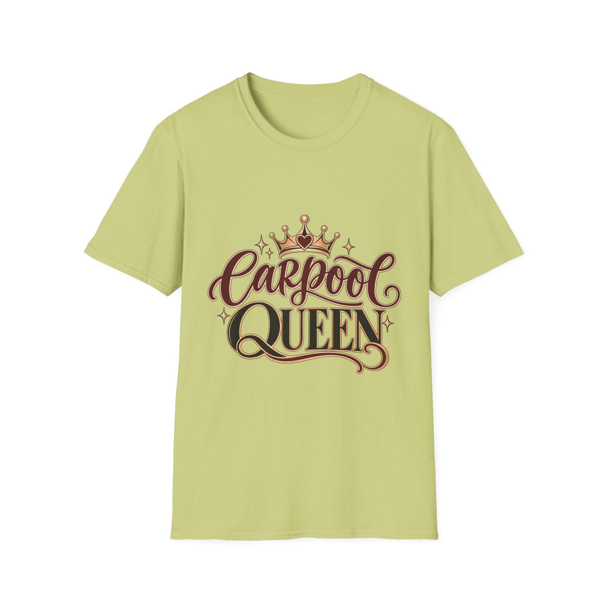 Carpool Queen Mom T-Shirt