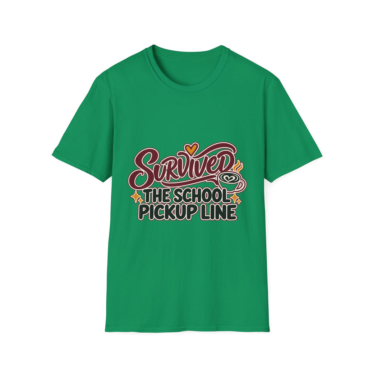 Survived the School Pickup Line Mom T-Shirt