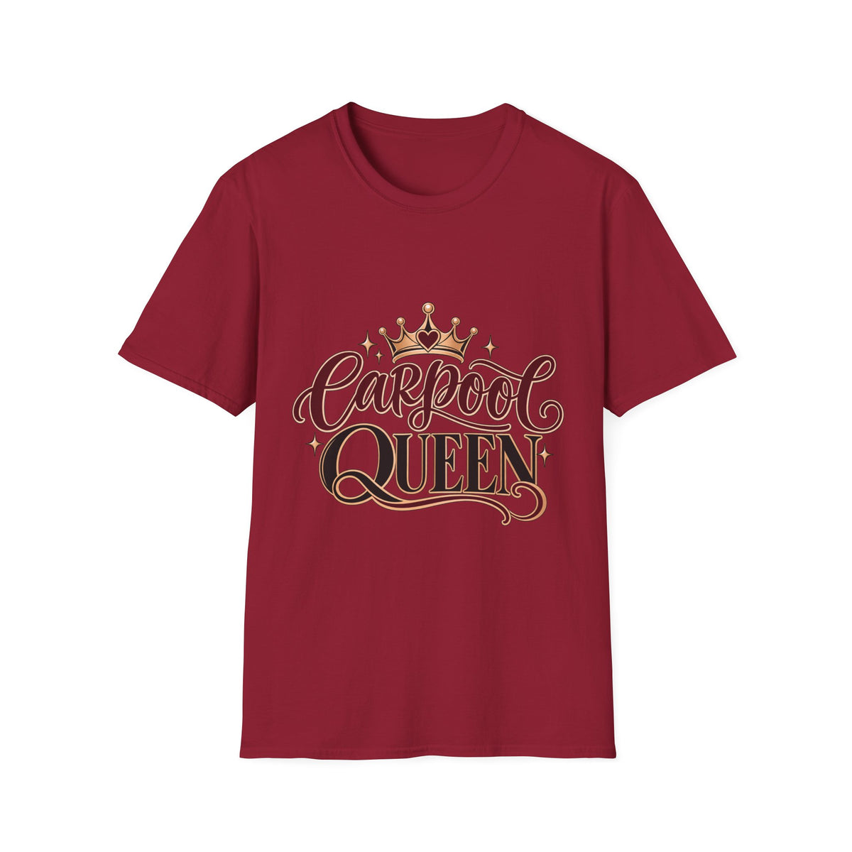 Carpool Queen Mom T-Shirt