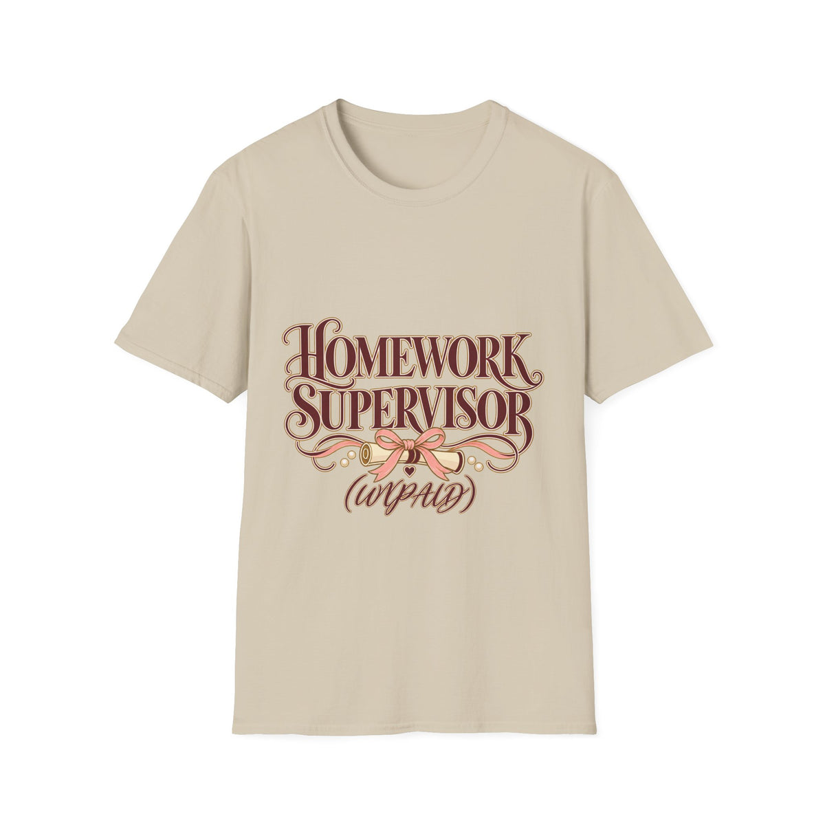 Homework Supervisor Mom T-Shirt