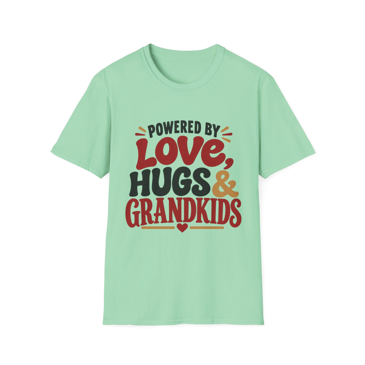 Powered by Love, Hugs and Grandkids T-Shirt