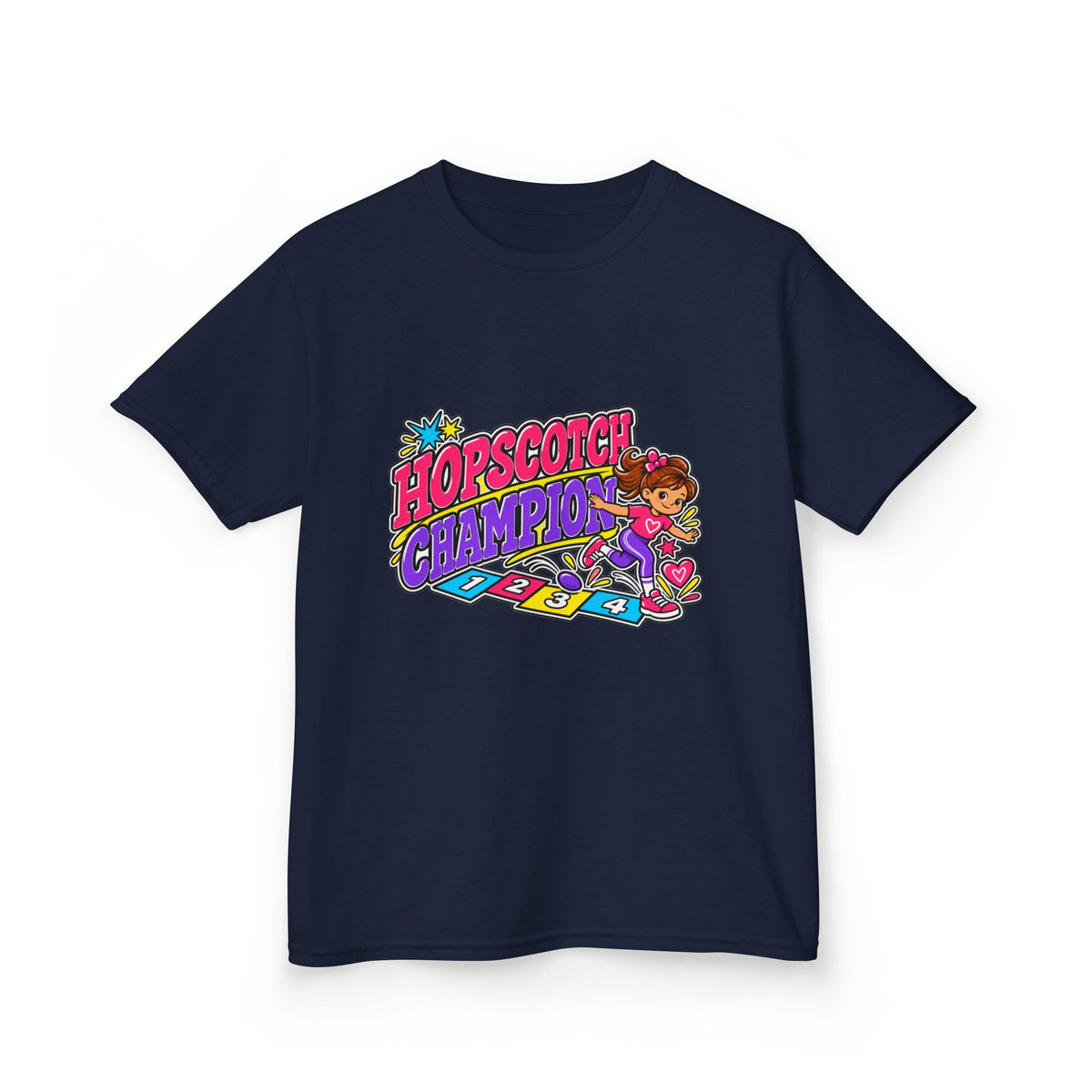 Hopscotch Champion Girl Girls T-Shirt