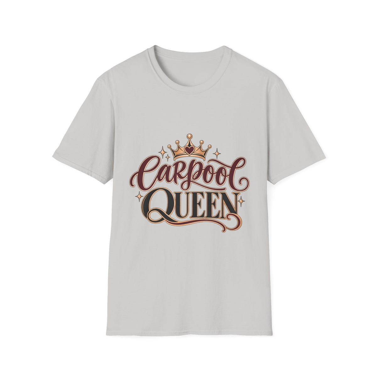 Carpool Queen Mom T-Shirt
