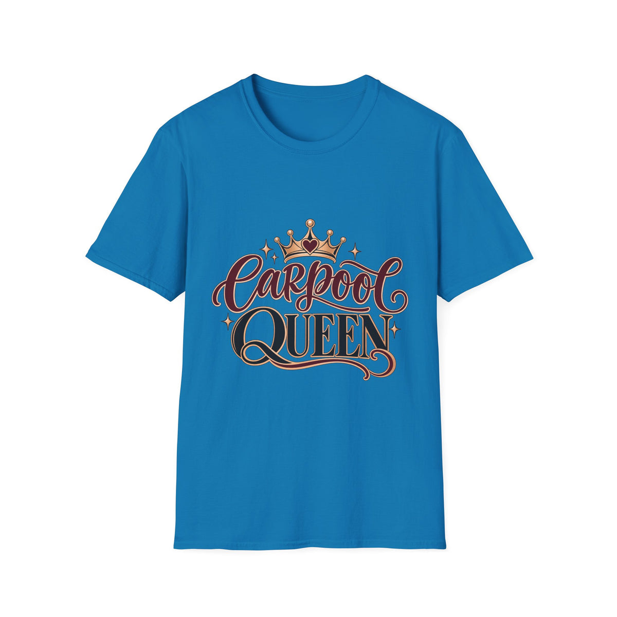 Carpool Queen Mom T-Shirt
