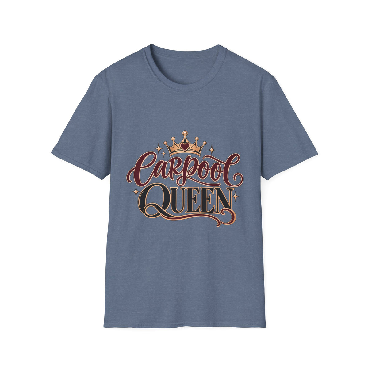 Carpool Queen Mom T-Shirt