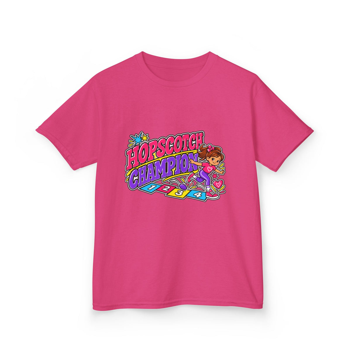 Hopscotch Champion Girl Girls T-Shirt