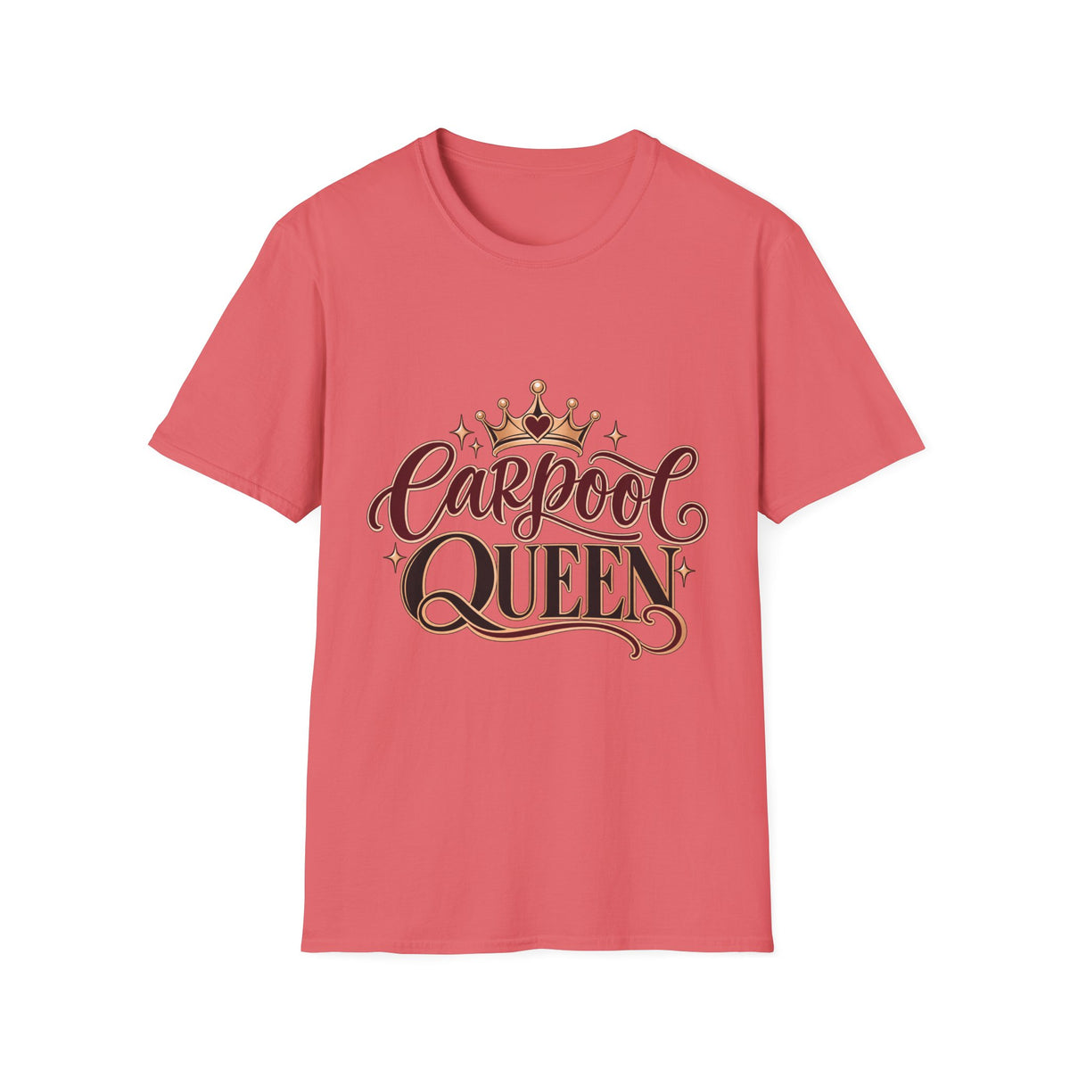 Carpool Queen Mom T-Shirt
