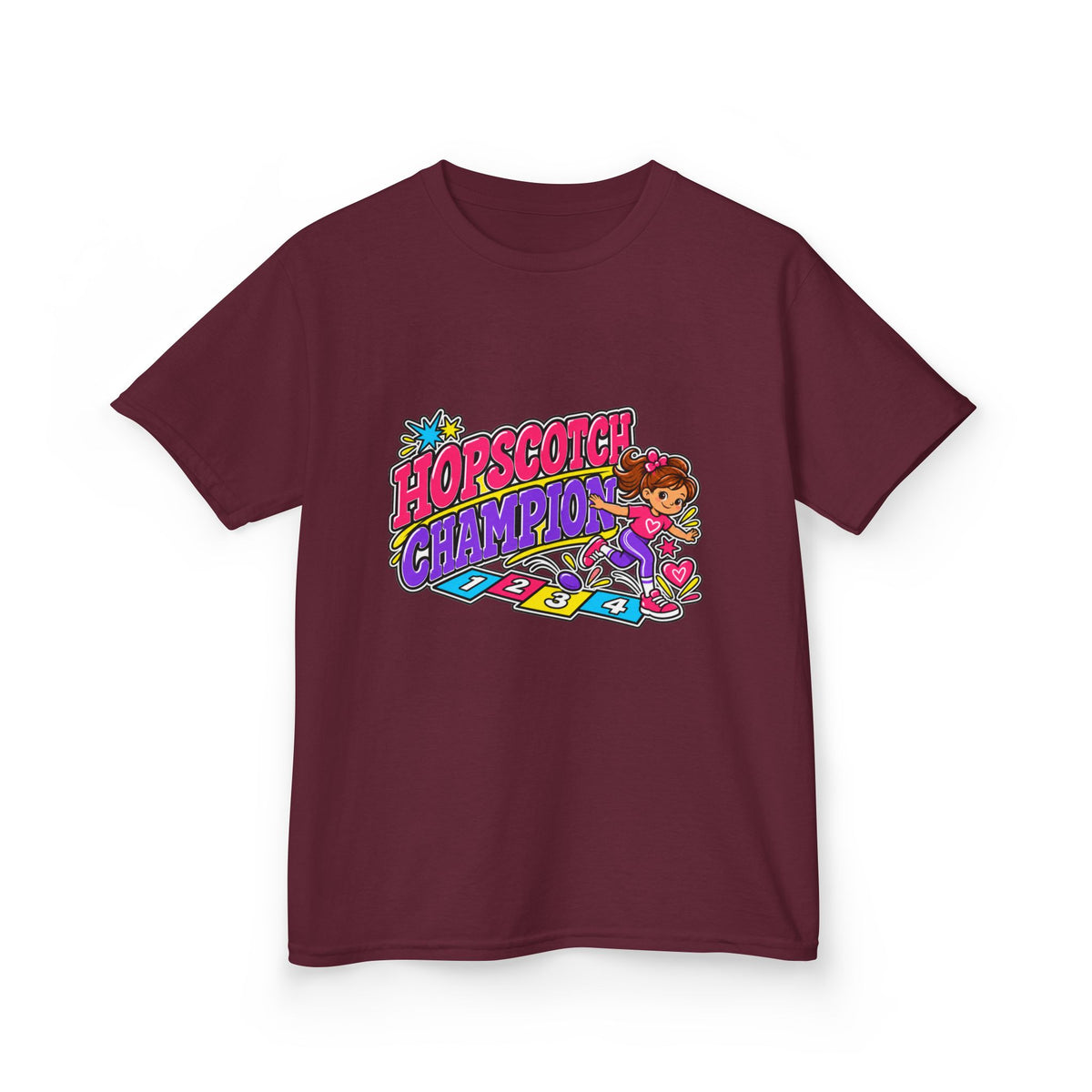 Hopscotch Champion Girl Girls T-Shirt