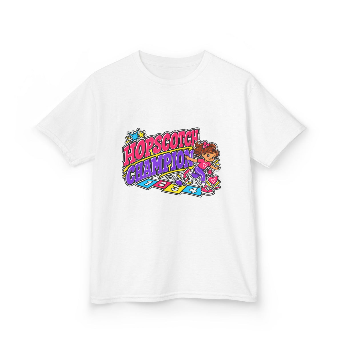 Hopscotch Champion Girl Girls T-Shirt