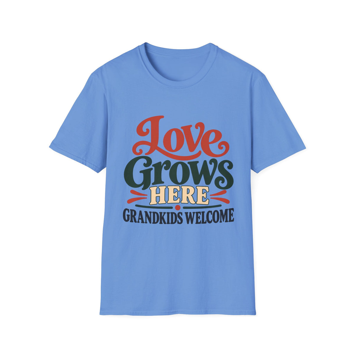 Love Grows Here, Grandkids Welcome T-Shirt