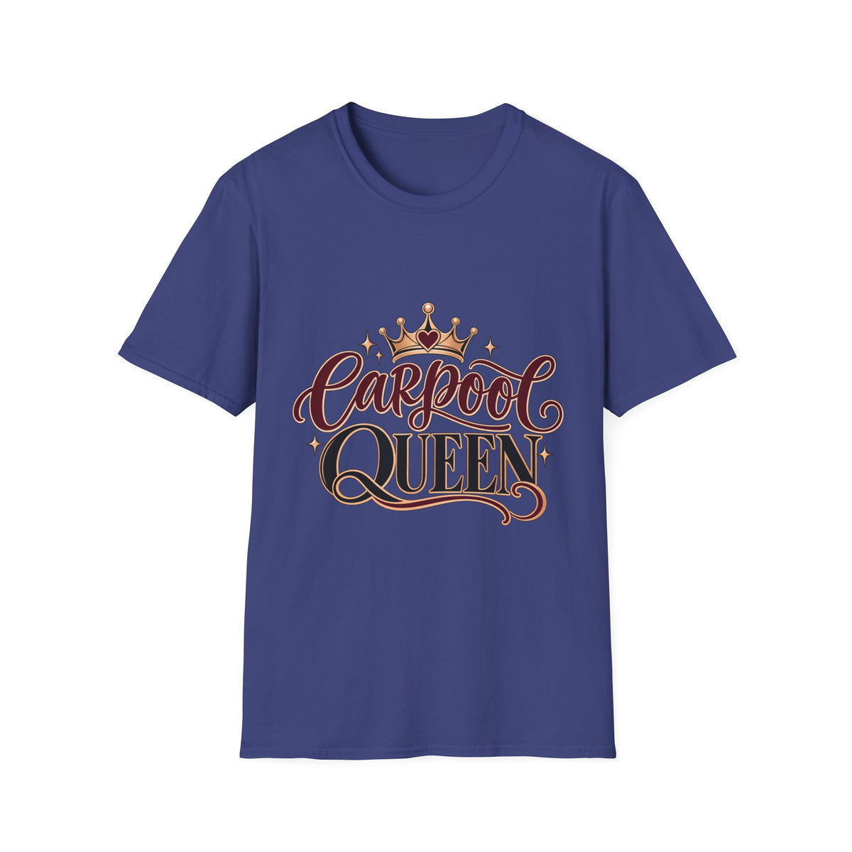 Carpool Queen Mom T-Shirt