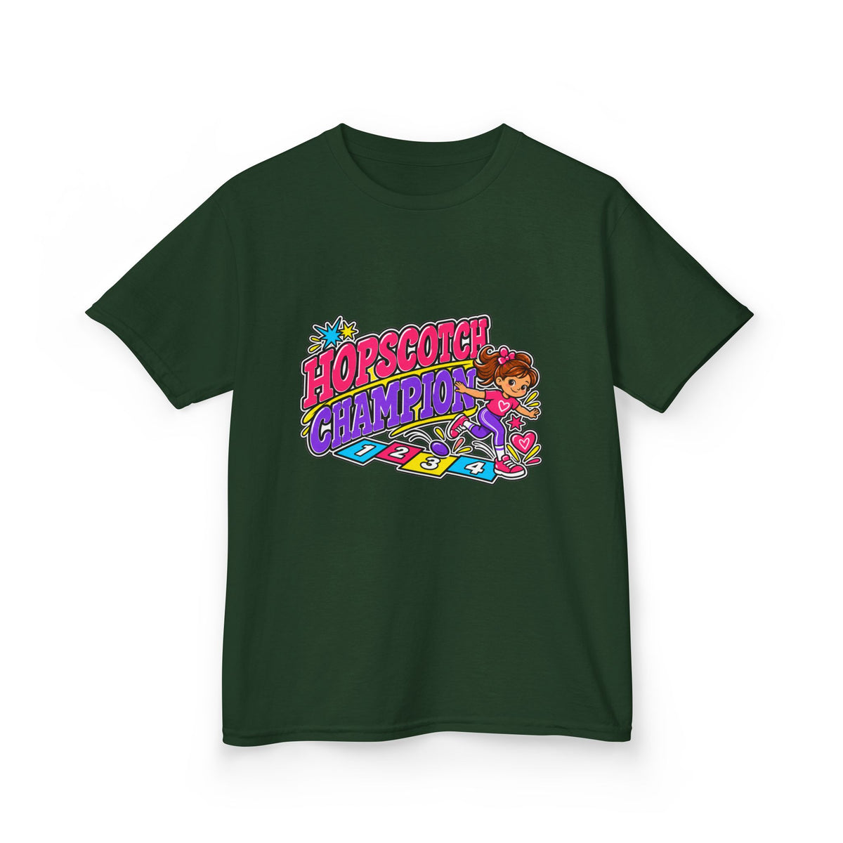 Hopscotch Champion Girl Girls T-Shirt