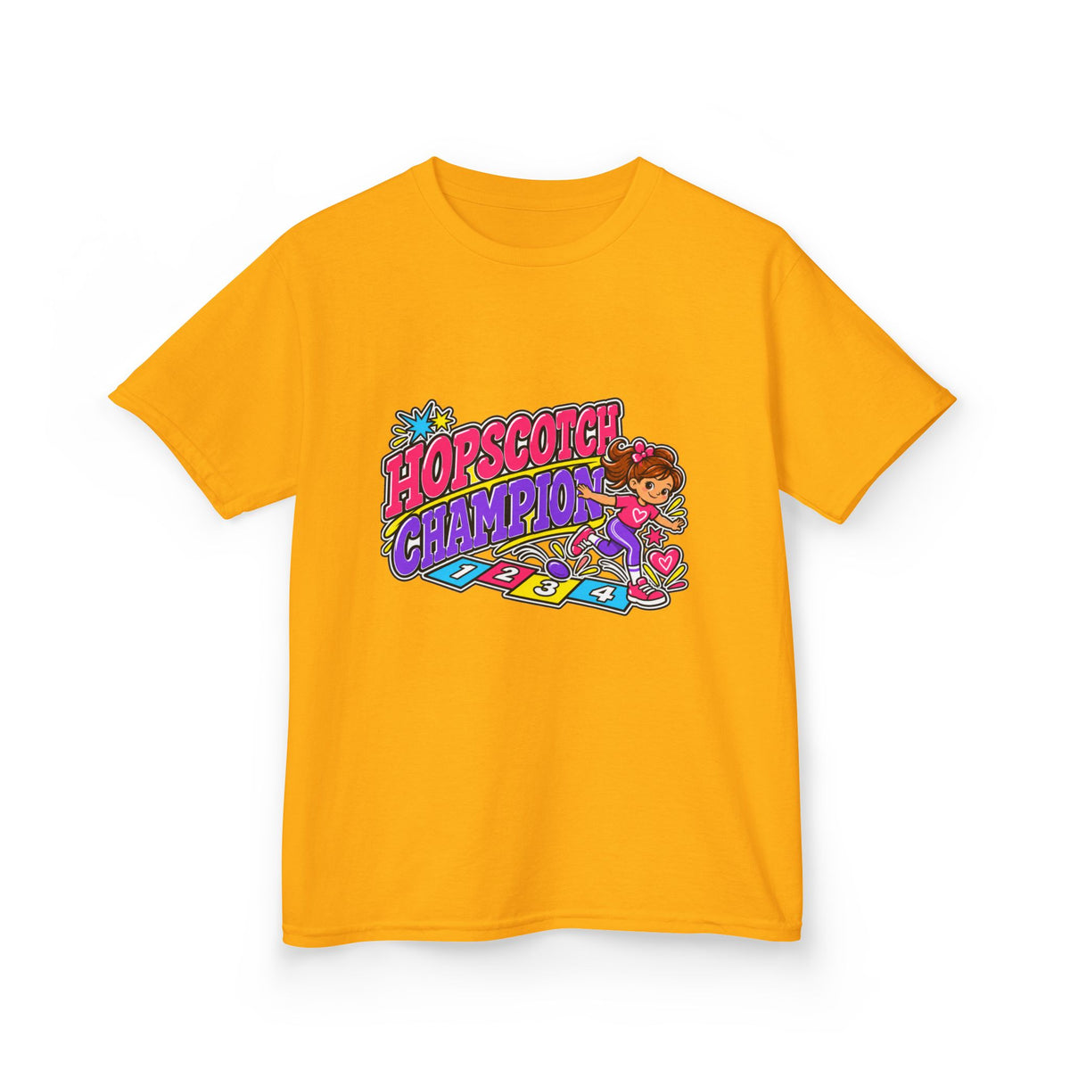 Hopscotch Champion Girl Girls T-Shirt