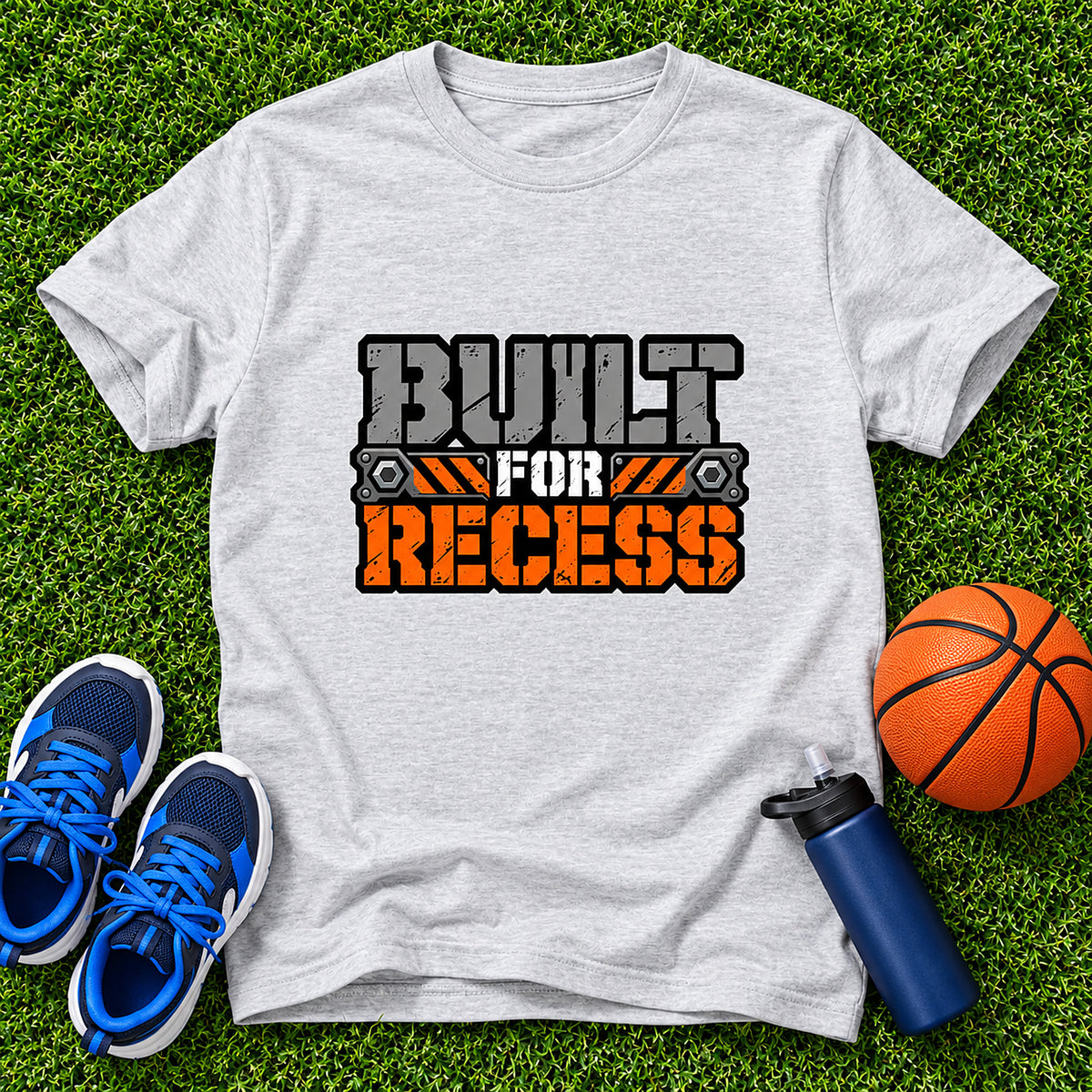 Built For Recess Boys T-Shirt - Ash