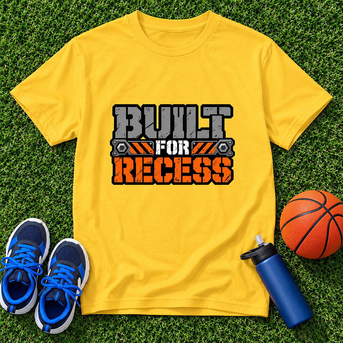 Built For Recess Boys T-Shirt - Daisy
