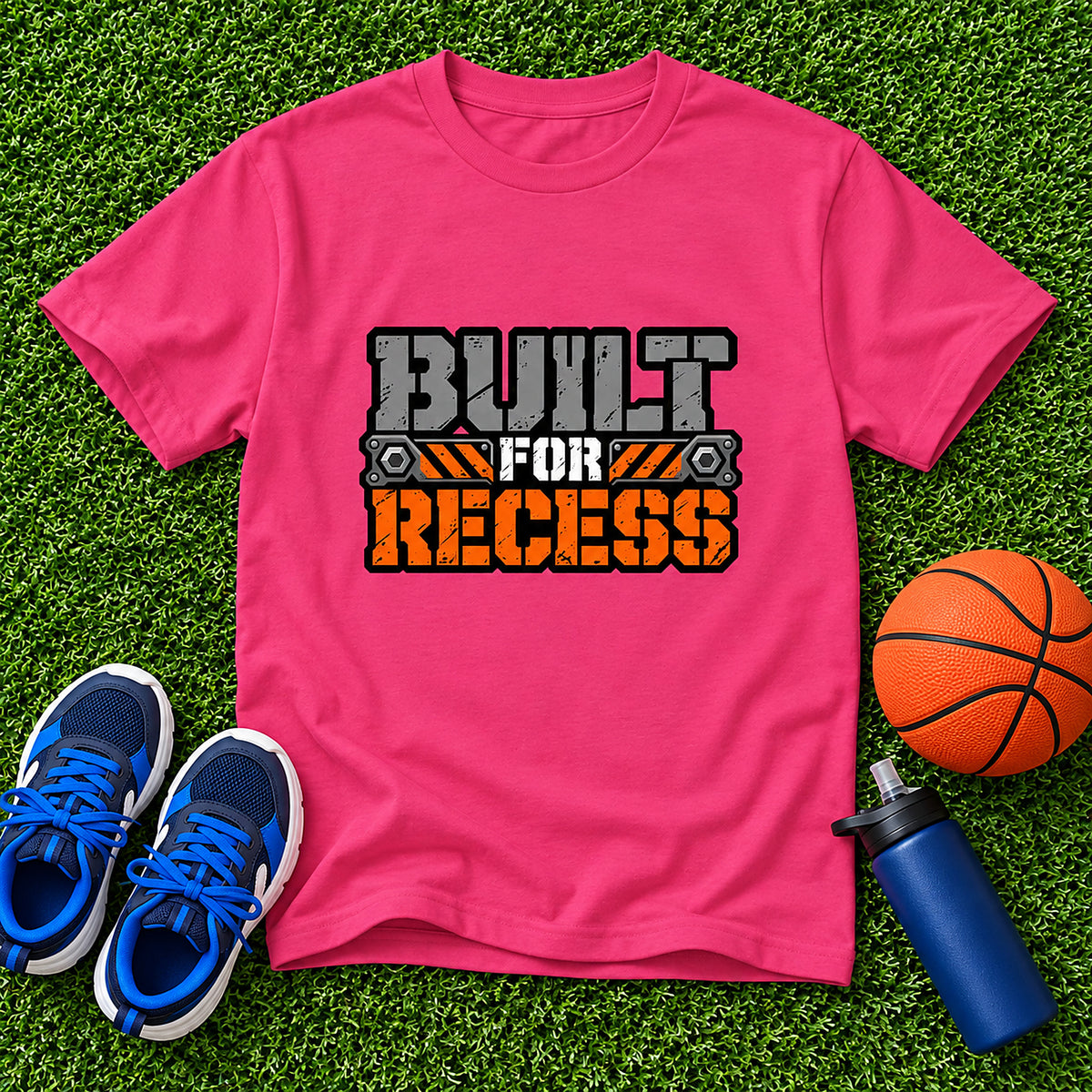 Built For Recess Boys T-Shirt - Heliconia