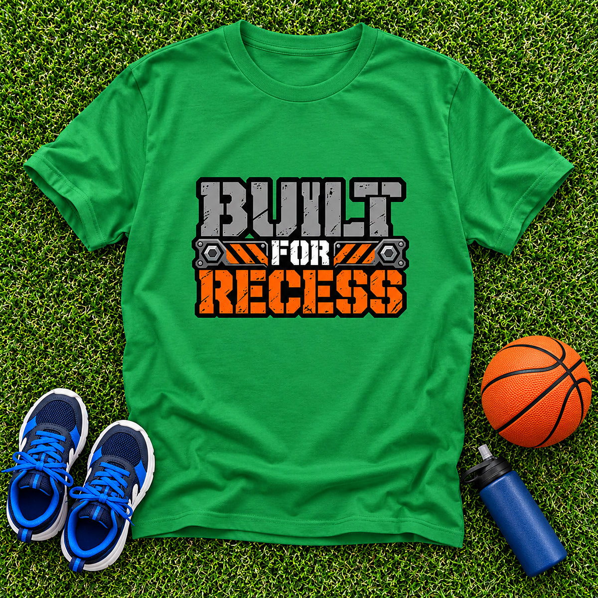 Built For Recess Boys T-Shirt - Irish Green