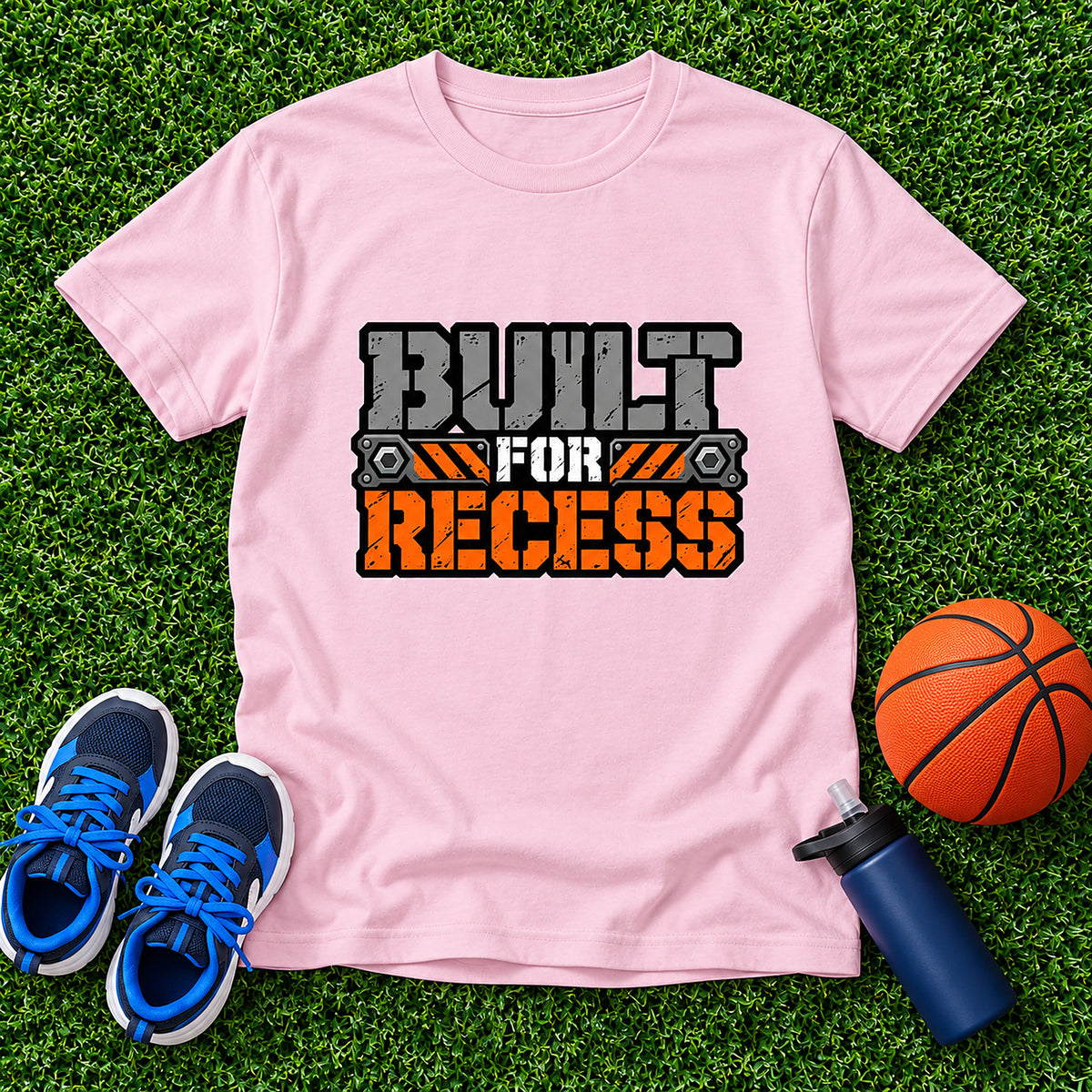 Built For Recess Boys T-Shirt - Light Pink