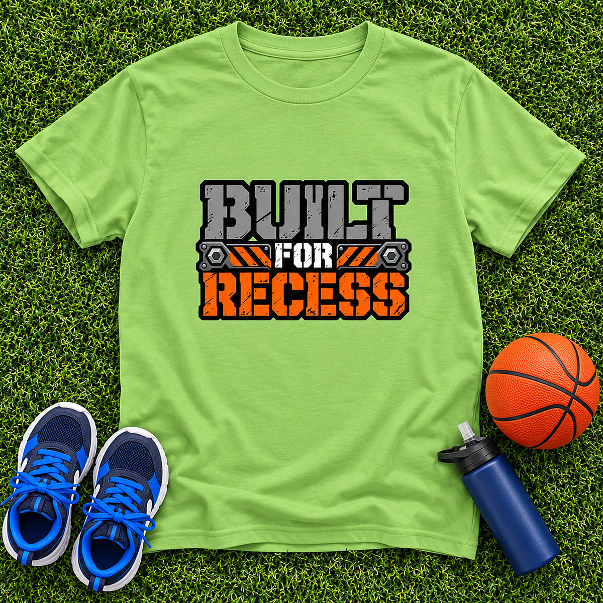Built For Recess Boys T-Shirt - Lime