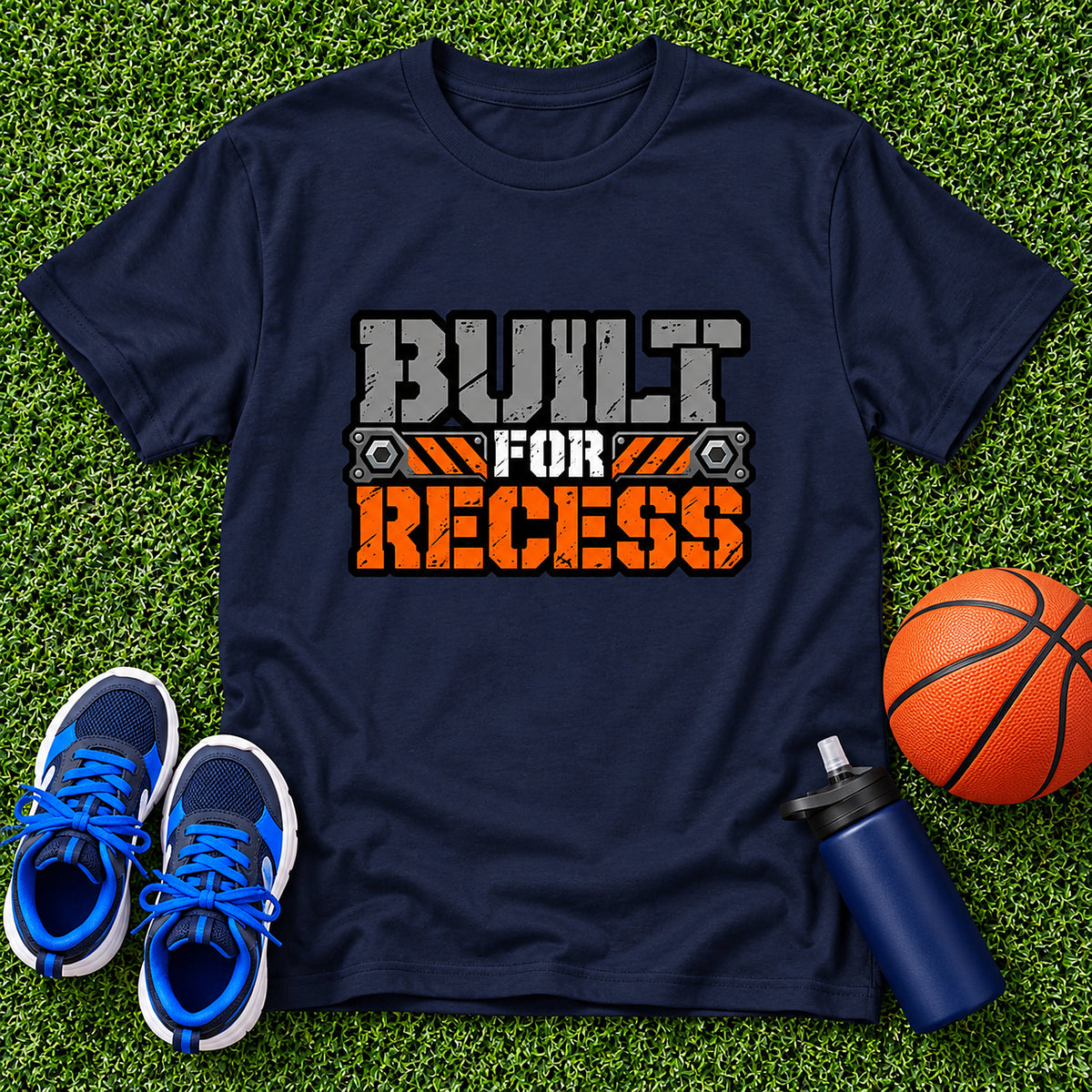 Built For Recess Boys T-Shirt - Navy