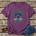 Playground Dad Social Club T-Shirt - Camp Chair - Heather Maroon