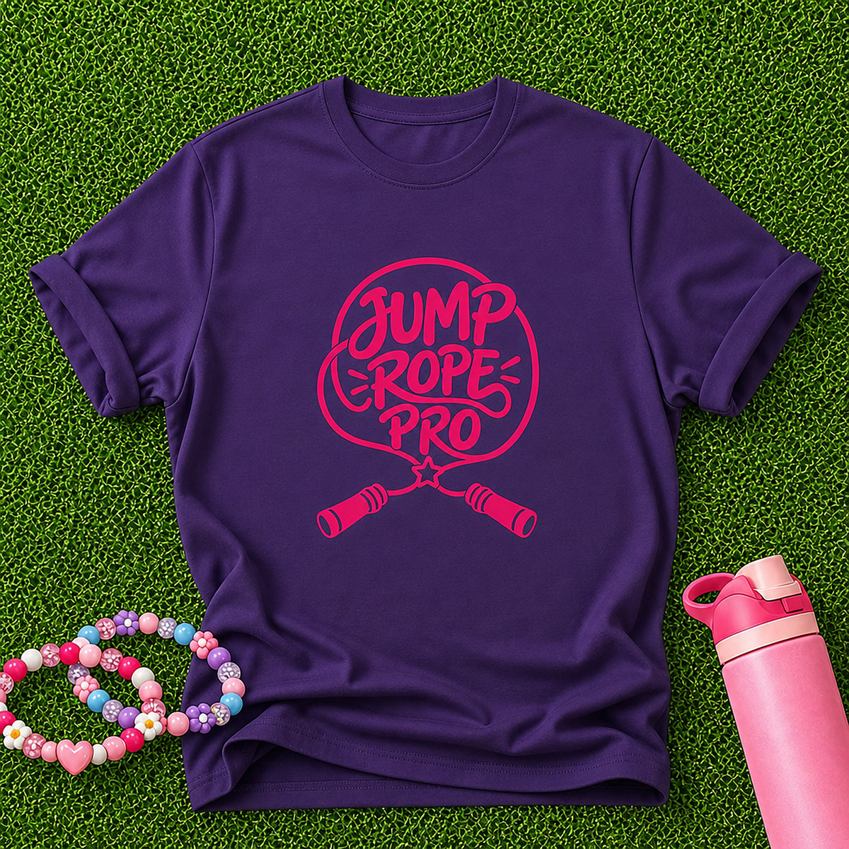 Jump Rope Pro Girls T-Shirt - Purple
