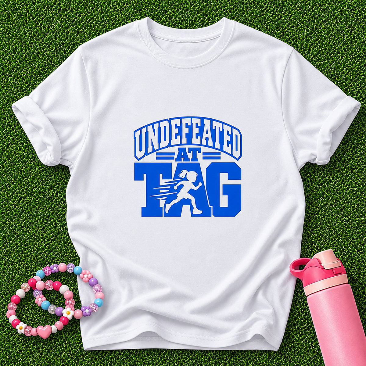 Undefeated At Tag Girls T-Shirt - White