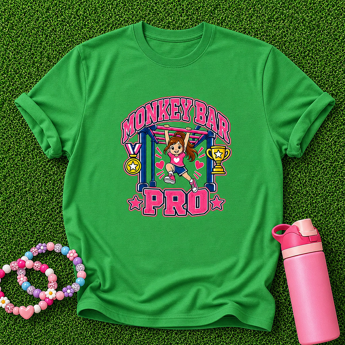 Monkey Bar Pro Girl T Shirt - Irish Green