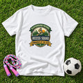 Playground Patrol Commander Of The Slide Kids T-Shirt - Vintage Badge - White
