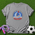 Recess Is My Cardio Playground Legend Kids T-Shirt - Round Badge - Sport Grey