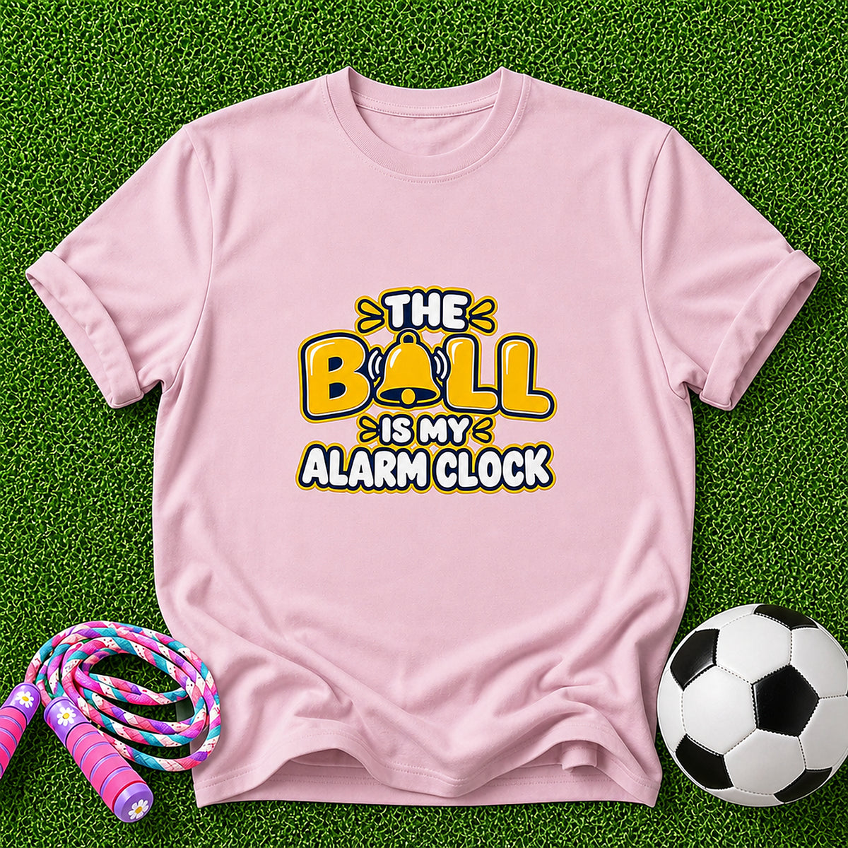 The Bell Is My Alarm Clock Kids T-Shirt - Light Pink