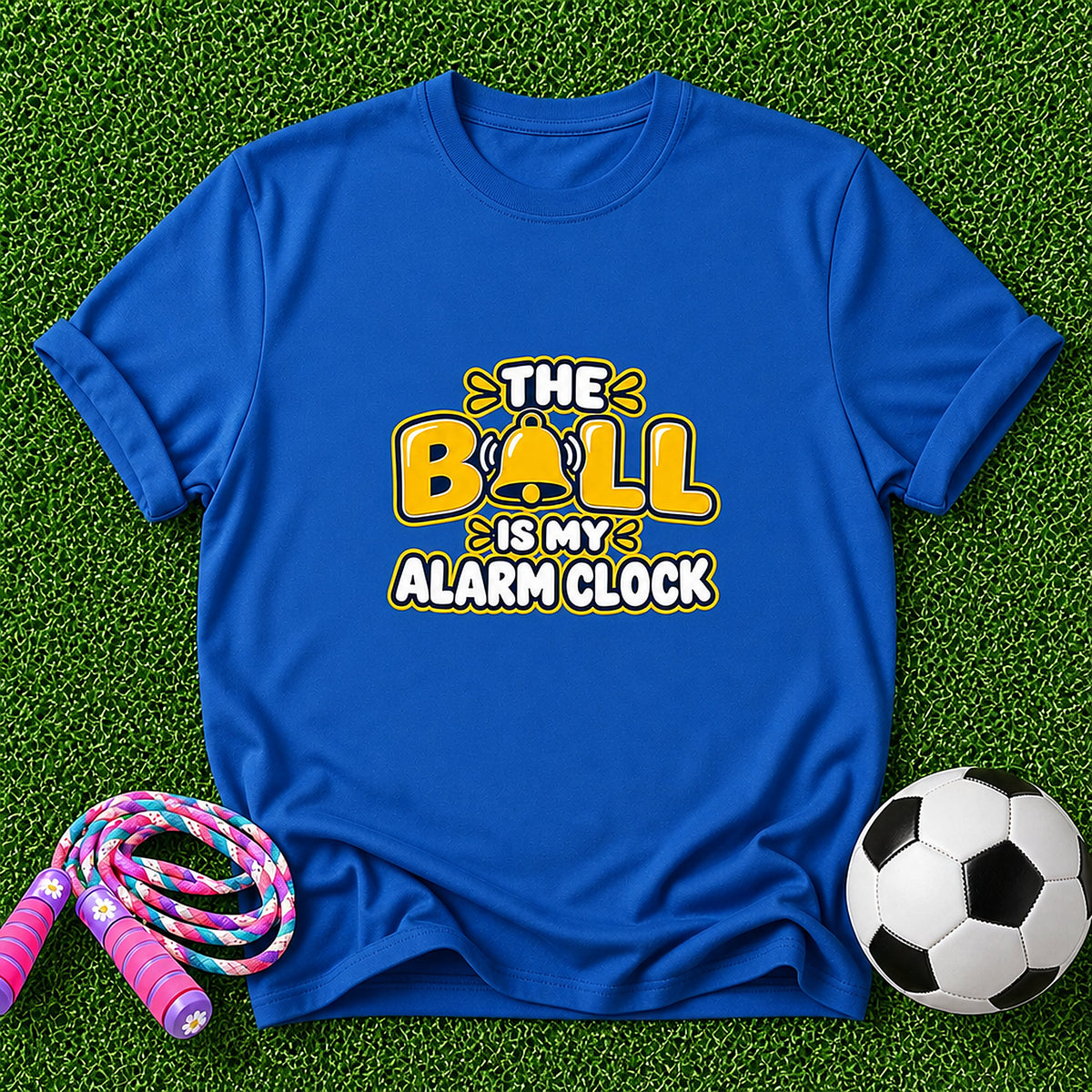 The Bell Is My Alarm Clock Kids T-Shirt - Royal