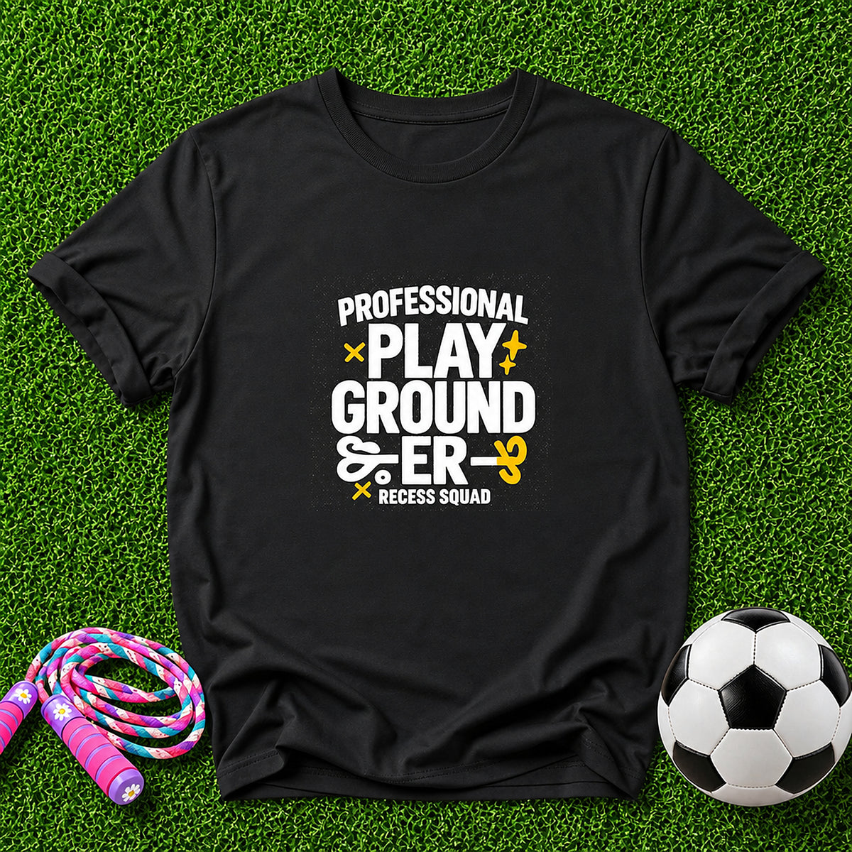 PlaygroundER Kids T-Shirt - Black