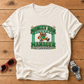 Monkey Bar Manager T-Shirt - Promoted By My Kids - Natural