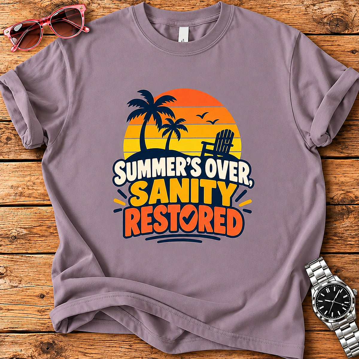 Summer's Over, Sanity Restored T-Shirt - Paragon